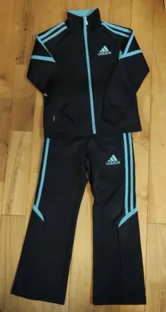 adidas アディダスCLIMALITE キッズジャージ　セットアップ130