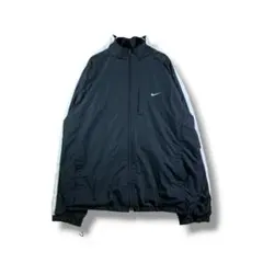 【1056】　NIKE　00's　ナイロンジャケット　サイズL　ブラック
