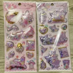 キラキラカプセルシール マイメロディ クロミ 2枚セット サンリオ