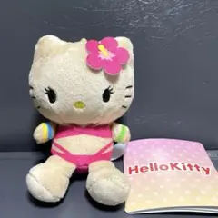 ハローキティ ぬいぐるみ マスコット 日焼けキティ