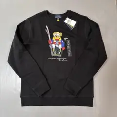 新品タグ付き　ラルフローレン ポロベア　ボーイズXLスウェット　ブラック