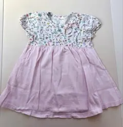 センスオブワンダー 半袖ワンピース リバティ THEO 花柄 ピンク