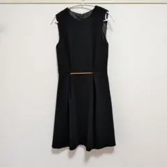 ZARA BASIC ブラック ノースリーブ ワンピース