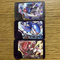 ポケモンフレンダ　ベストタッグ2段　グラードン　カイオーガ　ハロウィンダークライ
