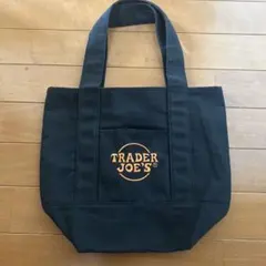 Trader Joe's キャンバストートバッグ ブラック