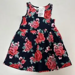 H&M ワンピース　ノースリーブ　花柄　90cm ①のサムネイル