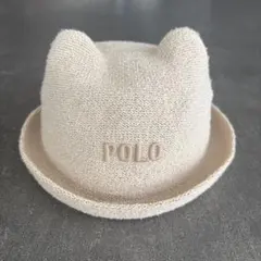 POLO Baby ベビー帽子 48cm くま耳帽子