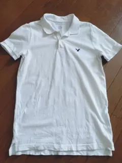 AMERICAN EAGLE アメリカンイーグル ポロシャツ 白 半袖 M