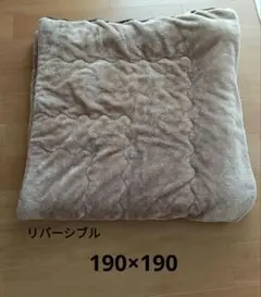 フリース素材リバーシブル こたつ布団