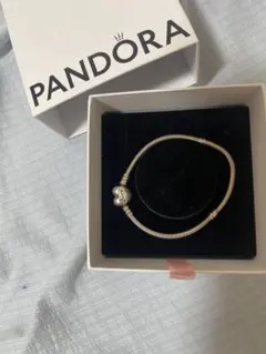 PANDORA パンドラ ブレスレット ハートチャーム付き