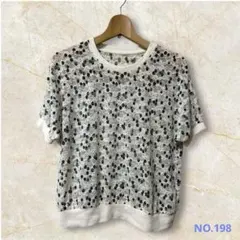 earth music&ecology アースミュージック花柄レース半袖Tシャツ