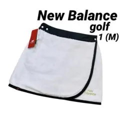 【新品】ニューバランスゴルフ　リバーシブル　巻きスカート　中綿　M　ブラック