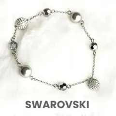 スワロフスキー リミックスコレクション ブレスレット L シルバー クリスタル