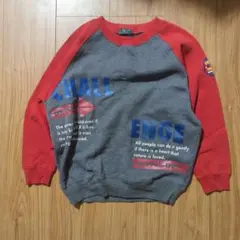 トレーナー グレー/レッド 130cm
