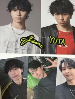 YUTAユウタラスピトレカフォトカードコンプポストカードステッカーBMSG