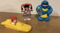 McDonald's マクドナルド フィギュア 3体セット - メルカリ