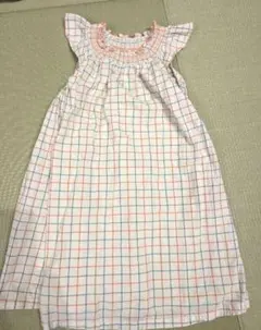 BREEZE チェック柄 ノースリーブワンピース 120