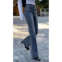 shein dazy フレアデニム フレアジーンズ s