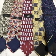 ダンヒル dunhill ネクタイ まとめ売り 5本 総柄 ブランドネクタイ