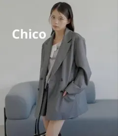 Chico ビッグショルダールーズスーツジャケット　セール　新品