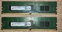 DDR4 2400MHz 4GB メモリー 2枚セット