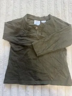 ZARA オリーブ色 長袖Tシャツ 9-12ヶ月 サイズ80