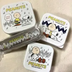 新品⭐︎スヌーピー　ランチボックス　3点セット お弁当箱　トリオセット　箸スプーン