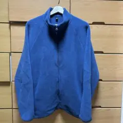 ユニクロ　フリース　XL ブルー