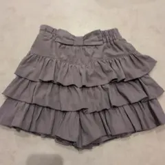 エニィファム フリルスカート　薄紫