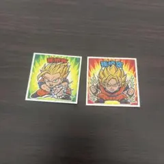 ドラゴンボール ビックリマンシールコラボ 孫悟空 孫悟飯