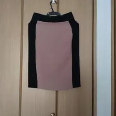 SCOT CLUB タイトスカート ベージュと黒