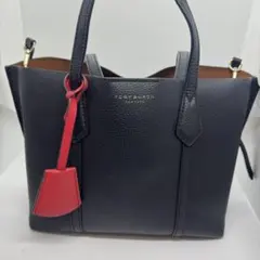 トリーバーチ ペリースモール 2way トートバッグ ネイビー
