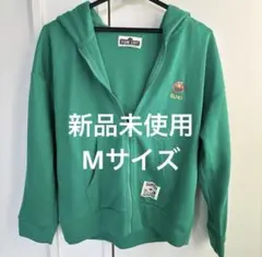 新品未使用　セサミストリート　エルモ　ワンポイント刺繍　パーカー　Mサイズ