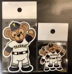 大社高校　クマステッカー 大&小 シールセット 高校野球