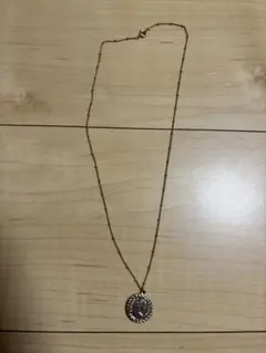 コインモチーフ ネックレス ゴールドカラー