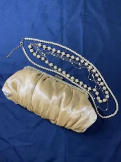 パーティバッグとネックレスのセット