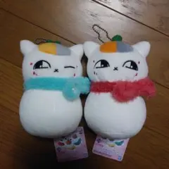 夏目友人帳 カバンに付けられるぬいぐるみ トリプルニャンコ先生 2種セット