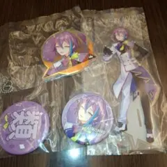 プロセカ　セガラッキーくじ　類　アクリルスタンド　アクリルキーホルダー　缶バッジ