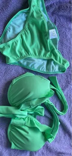グリーン セパレート水着・ビキニ