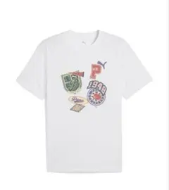 ★新品★プーマ レガシー フロント グラフィックTシャツ ホワイト/M