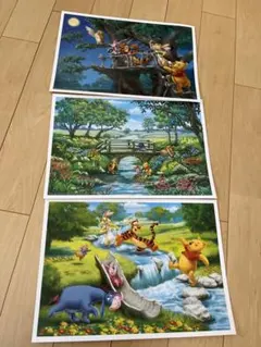 ディズニーポスターコレクション　くまのプーさん　3枚組