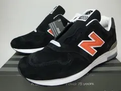 米国製ジェイクルー別注M1400BKK新品29.5cm黒オレンジ限定スエード復刻