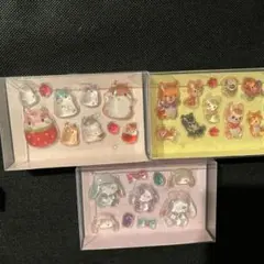 新アミュキャラ ぷっくりんちょシール 3個セット