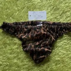 浅型メンズTバックショーツ　豹柄スキャンティ　新品　HATOME