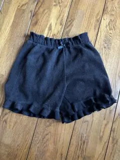 lycée limite ブラック フリルハーフパンツ