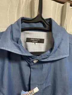 シャツ ORIHICA GARAGE 長袖ブルー Mサイズ クリーニング済