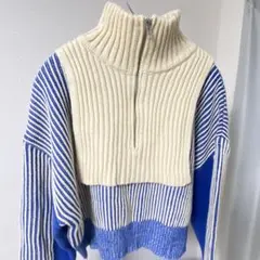 KBF ハーフジップニット