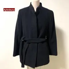 Aylesbury 東京スタイル　アンゴラ63％ スタンドカラーコート　9号