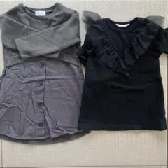 110 ワンピース 2点 まとめ売り 冬服 春服