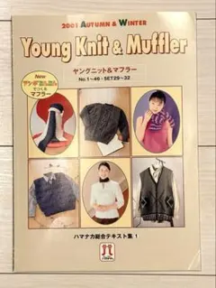 青年毛衣&圍巾2001 秋冬No.46 編織 毛衣 Hamanaka